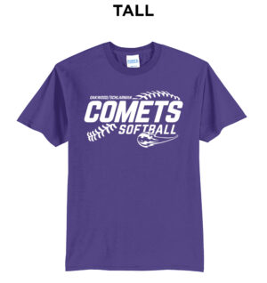 Schlarman Coments Tall Basic Short Sleeve Tee-Purple