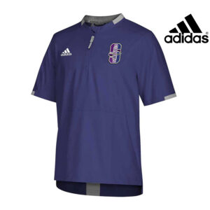 Schlarman Coments Adidas Fielders Choice 2.0 short Sleeve Cage Jacket -PURPLE (S, 2x, 3x)