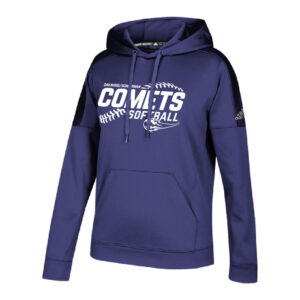 Schlarman Coments Adidas Womens Team Issue Hooded Sweatshirt -Purple  Melange  (2x ONLY RUNS SMALL)