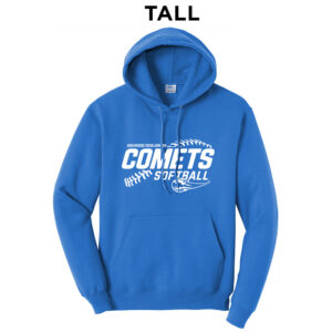 Schlarman Coments Tall Fleece Hooded Sweatshirt-Royal