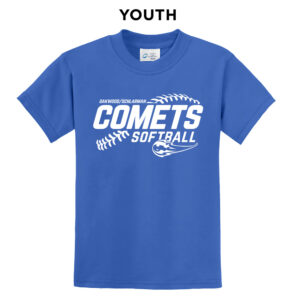 Schlarman Coments Youth Short Sleeve Tee-Royal