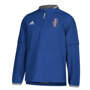 Schlarman Coments Adidas Fielders Choice 2.0 convertible sleeve Cage Jacket -ROYAL  (S, L, XL)