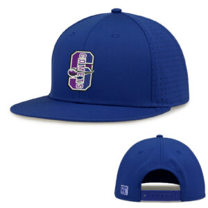 Schlarman Coments The Game Perforated GameChanger Snapback Cap-Royal