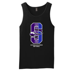 Schlarman Coments District Adult Men the concert tank-Black