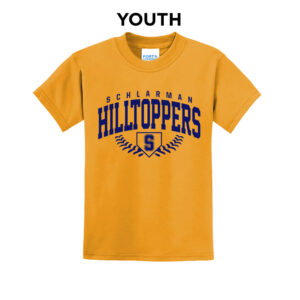 Hilltoppers BB Youth Short Sleeve Tee-Gold
