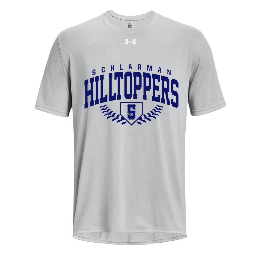 Hilltoppers BB Under Armour short sleeve Men's Team Tech Tee-Mod Grey