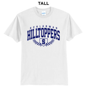 Hilltoppers BB Tall Short Sleeve Tee-White