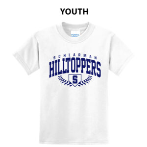 Hilltoppers BB Youth Short Sleeve Tee-White