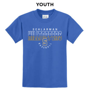 Hilltoppers BB Youth Short Sleeve Tee-Royal
