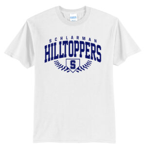 Hilltoppers BB Unisex Short Sleeve Tee-White