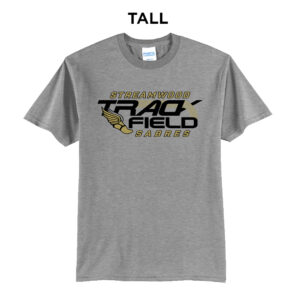 Streamwood Track Field Tall Short Sleeve Tee-Grey