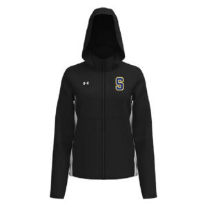 Schlarman Under Armour Rival Stretch Woven Women’s Jacket-Black/White