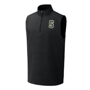 Schlarman Sport-Tek Repeat 1/2-Zip Vest Men-Black