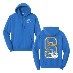 Schlarman Unisex Fleece Hooded Sweatshirt-Royal