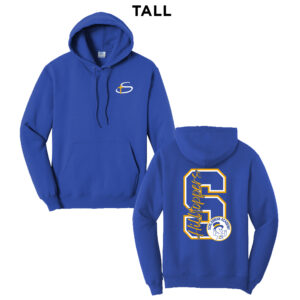 Schlarman Tall Fleece Hooded Sweatshirt-Royal