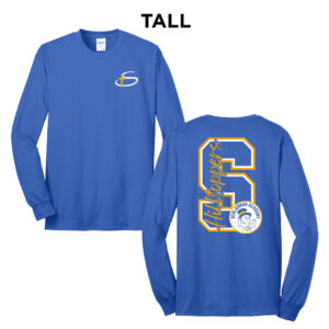 Schlarman Tall Cotton Long Sleeve Tee-Royal