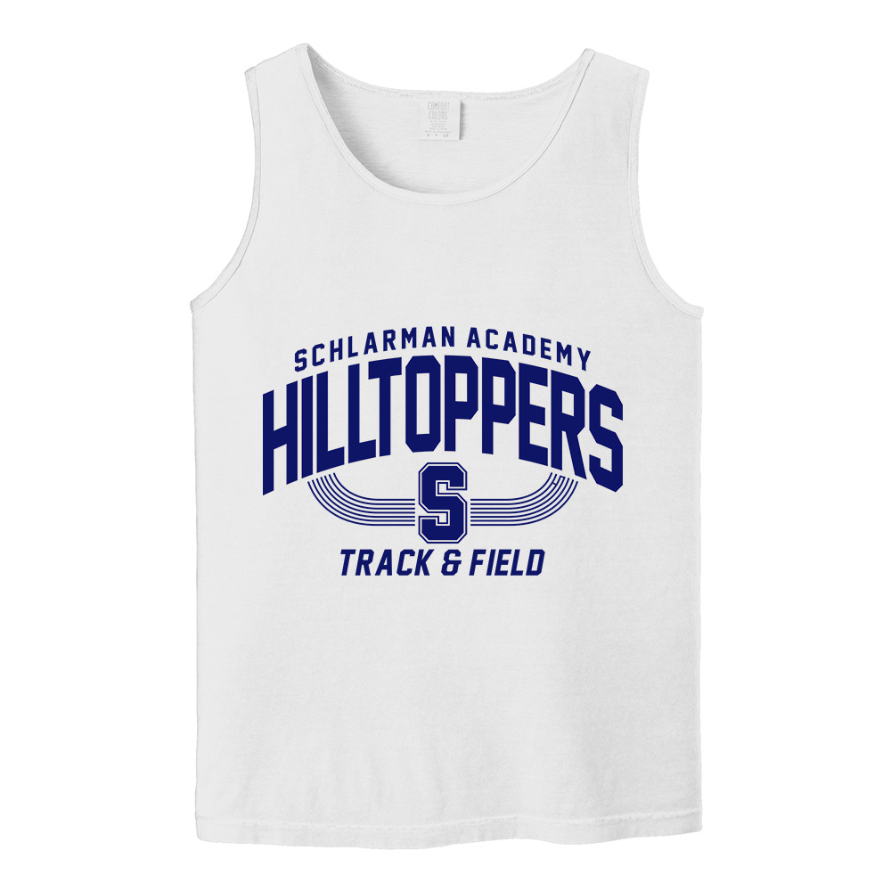 Schlarman Comfort Colors Pigment Dyed Tank Top Adult-White