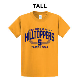 Schlarman Tall Cotton Short Sleeve Tee-Gold (LT, XLT)