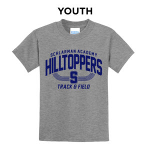 Schlarman Youth Short Sleeve Tee-Athletic heather