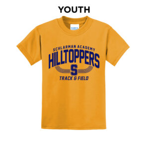 Schlarman Youth Short Sleeve Tee-Gold