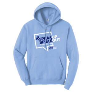 ETS Unisex Fleece Hooded Sweatshirt-Light Blue