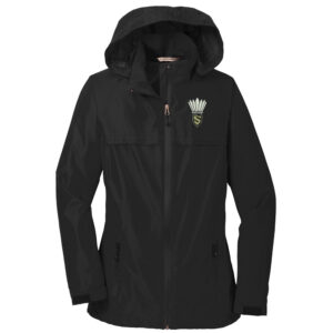 Streamwood Badminton Port Authority LADIES Torrent Waterproof Jacket-Black