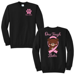 Team Behr Unisex Fleece Crewneck Sweatshirt-Black