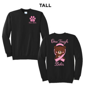 Team Behr Tall Fleece Crewneck Sweatshirt-Black