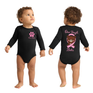 Team Behr Infant Long Sleeve Jersey Bodysuit-Black