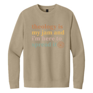 UD Theological Seminary District V.I.T. Unisex Fleece Crewneck sweatshirt-Desert Tan