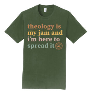 UD Theological Seminary Unisex Fan Favorite Short Sleeve Tee-Olive