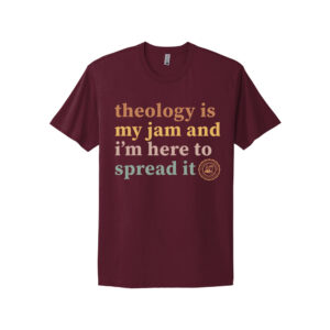 UD Theological Seminary Rah Rah Next Level Premium Fitted Short Sleeve-Maroon