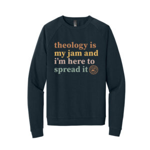 UD Theological Seminary Rah-Rah District Perfect Tri Unisex Fleece Crewneck Sweatshirt-New Navy