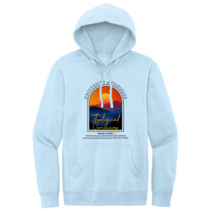 UD Theological Seminary Rah-Rah District Unisex V.I.T. Fleece Hoodie-Ice Blue