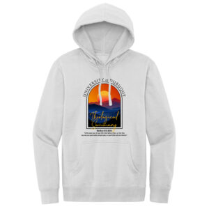 UD Theological Seminary Rah-Rah District Unisex V.I.T. Fleece Hoodie-White Smoke