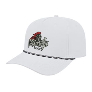 Union Golf Athletic Rope Cap-White/ White/ Black