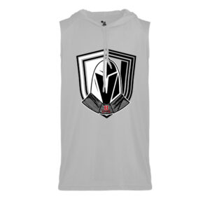 Union Golf Badger B-Core Sleeveless Hood Tee-Silver