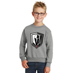 Union Golf Youth Fleece Crewneck Sweatshirt-Athletic Heather