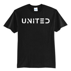 United Soccer Unisex Short Sleeve Tee-Black