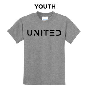 United Soccer Youth Short Sleeve Tee-Athletic Heather