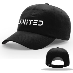 United Soccer Richardson Unstructured R-Active Lite Adjustable Cap-Black