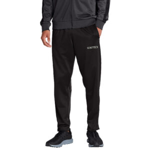 United Soccer Sport-Tek Men Tricot Track Jogger-Black