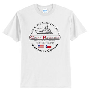 USS San Jacinto Unisex Short Sleeve Tee-White