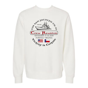 USS San Jacinto Independent Trading Midweight-Pigment Dyed crewneck sweatshirt-Prepared For Dye