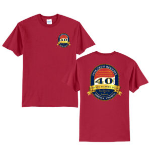 USS San Jacinto Unisex Short Sleeve Tee-Red