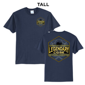 USS San Jacinto Tall Short Sleeve Tee-Navy