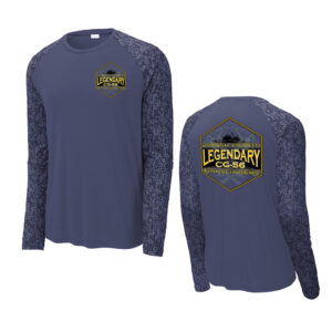 USS San Jacinto Sport-Tek Long Sleeve Digi Camo Tee Men-Navy