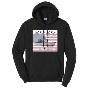 USS San Jacinto Unisex Fleece Hooded sweatshirt-Black