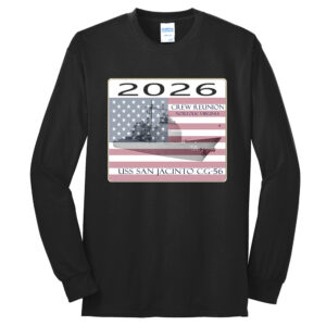 USS San Jacinto Unisex Cotton Long Sleeve Tee-Black