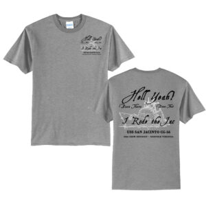 USS San Jacinto Unisex Short Sleeve Tee-Athletic Heather